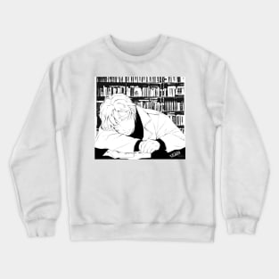 Banana Fish - Ash Sleeping in the Library Crewneck Sweatshirt